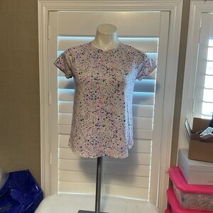 Athletic Works Women's Speckled Short Sleeve Tee - Pink, Blue, Black